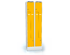 Cloakroom locker Z-shaped doors ALDOP 1920 x 600 x 500